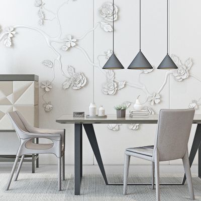 北欧现代餐桌椅