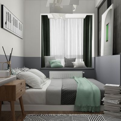 现代榻榻米卧室