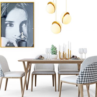 北欧现代餐桌椅