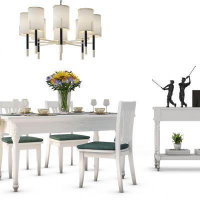 欧式餐桌椅组合