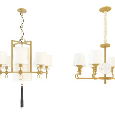 新中式吊灯组合