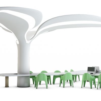 现代个性帮工桌工位