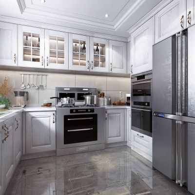 简欧欧式风格厨房橱柜厨房电器厨房用品