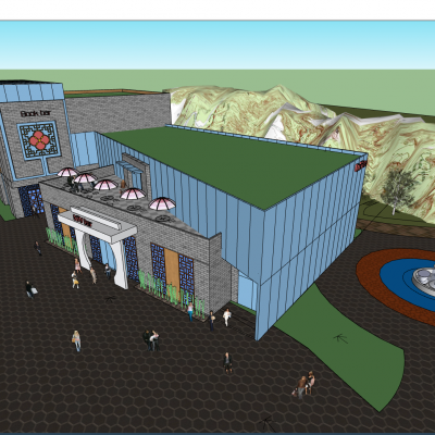 小吧设计 火山建筑