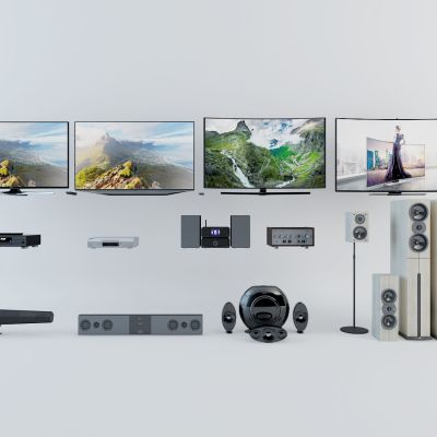 现代电视音响家庭影院