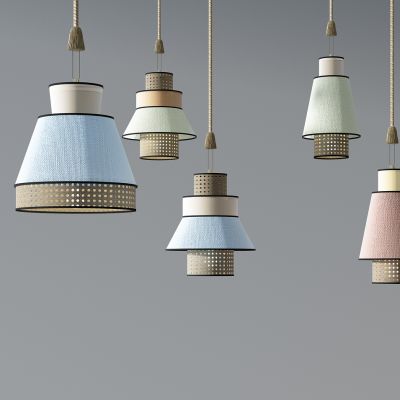 现代民俗伊斯兰新疆餐厅藤编编织吊灯