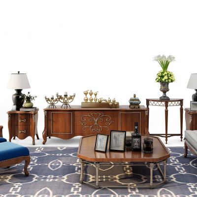 欧式电视柜茶几床头柜