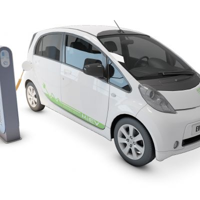 现代三菱电动汽车充电桩