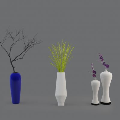 新中式花瓶装饰