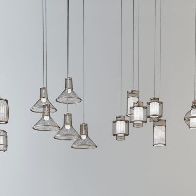 现代时尚吊灯灯具组合