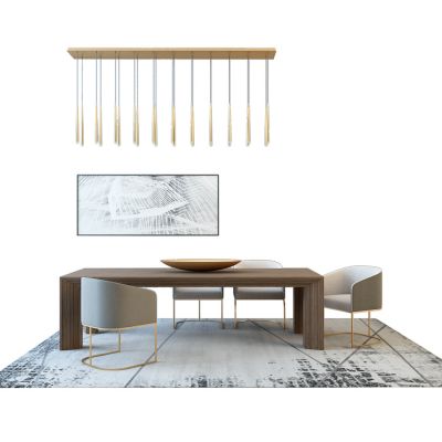 现代餐桌椅组合