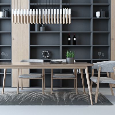 北欧现代餐桌椅