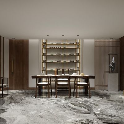 新中式茶室会客厅