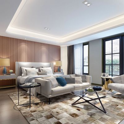 现代简欧式卧室床