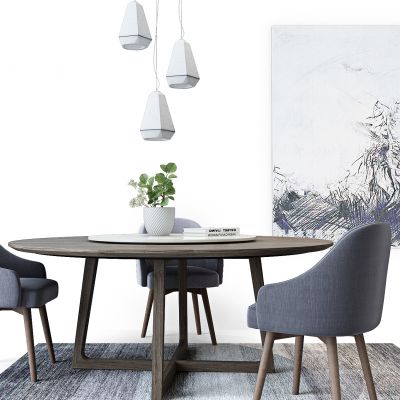 北欧现代餐桌椅