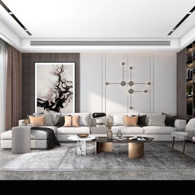 现代样板间客厅