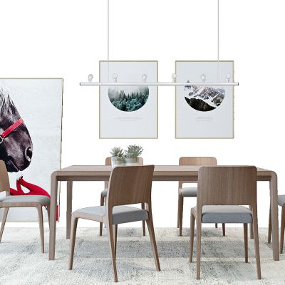 北欧现代餐桌椅