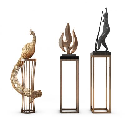 现代装饰架摆件雕塑