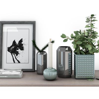 现代隔板摆件陈设