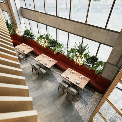 现代早餐厅餐厅咖啡厅