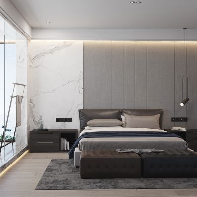 现代简约卧室