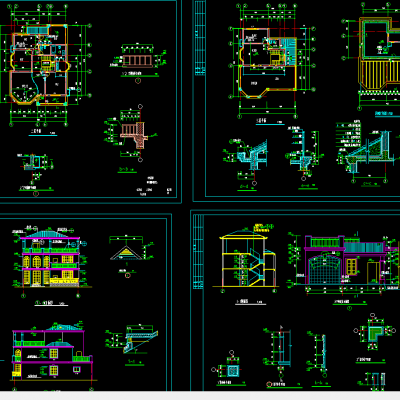 长沙某别墅建筑图