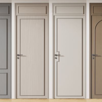 现代极简单开门