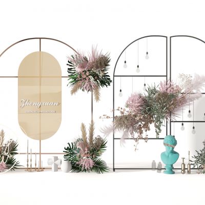 现代花架   装饰   摆件