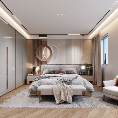 现代卧室