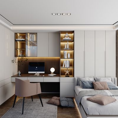 现代榻榻米卧室