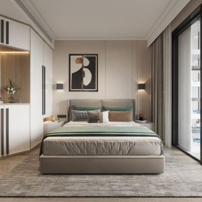 现代卧室