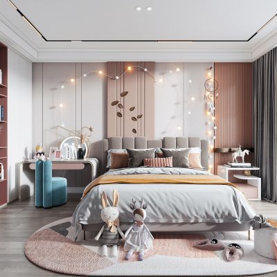 现代儿童卧室