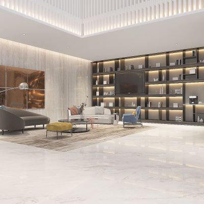 现代酒店大堂休息区