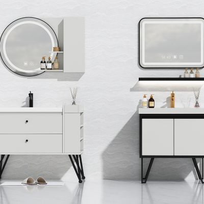 现代轻奢卫生间浴室柜