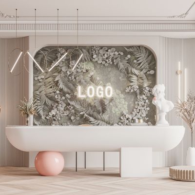 现代美容院前台