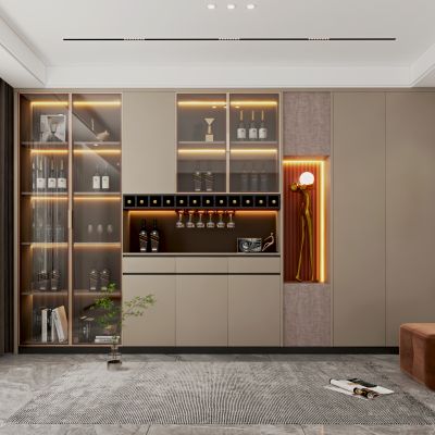 现代酒柜