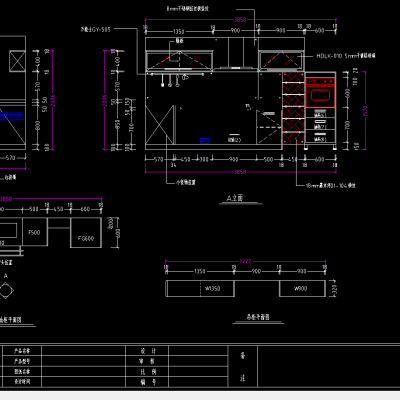 2套厨柜设计CAD图纸