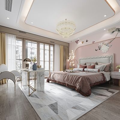 现代轻奢卧室