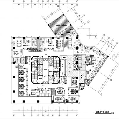 咖啡厅施工图（附效果图）