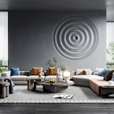 意大利 minott 现代沙发茶几组合