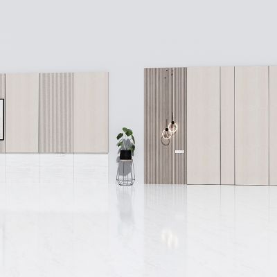 现代轻奢客厅沙发背景墙