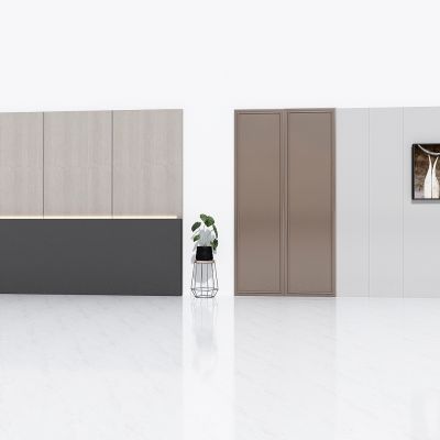 现代轻奢客厅沙发背景墙