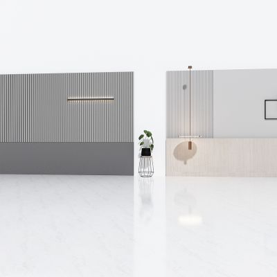 现代轻奢客厅沙发背景墙