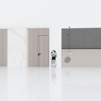 现代轻奢客厅沙发背景墙