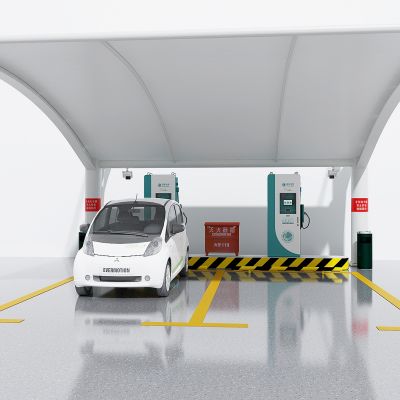 现代新能源汽车充电站