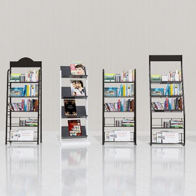 现代书籍报刊杂志架