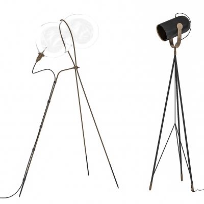 现代轻奢简约金属落地灯