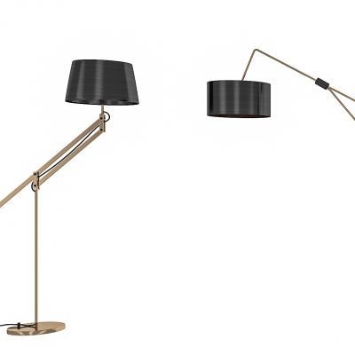 现代轻奢简约金属落地灯