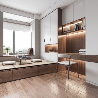 日式榻榻米卧室