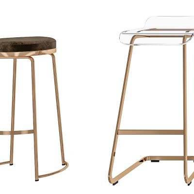 现代简约轻奢吧椅凳子